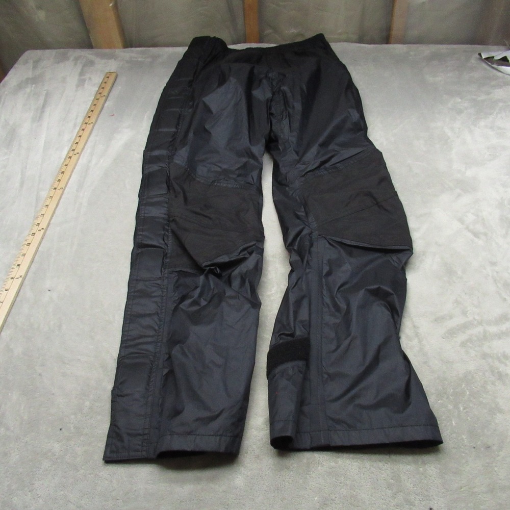 Helly Hansen Rain Pants Men Large Black Mesh Lined Waterproof Outdoor 30x33